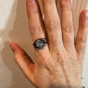 Sterling Silver Moonstone Ring